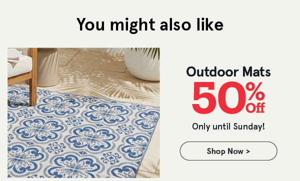 Outdoor Mats 50% off