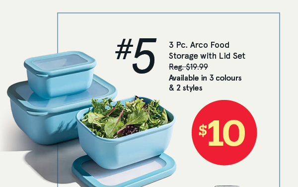 Arco & Domo Food Storage Containers