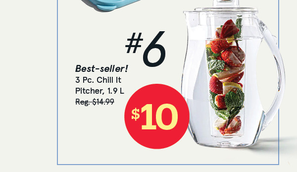 KSP Chill It Pitcher 3pc. 1.9L (Clear)