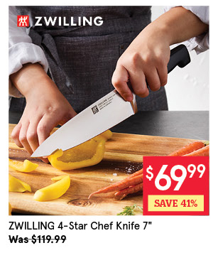 HENCK-ZWIL 4-STAR CHEF KNIFE 7"