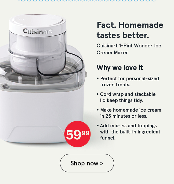 Cuisinart 1-Pint Wonder Ice Cream Maker