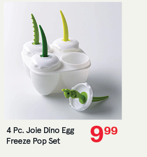 Joie Dino Egg Freeze Pop 4pc.