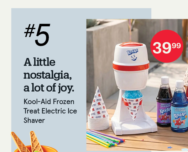 Kool-Aid Frozen Treat Electric Ice Shaver (White/Red)
