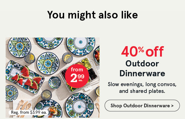 Outdoor Dinnerware