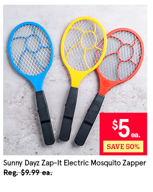 SUNNY DAYZ ZAP-IT ELECTRIC MOSQUITO AND BUG ZAPPER 17.5" H ASSTD.
