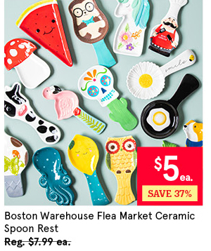 BOSTON WAREHOUSE SPOON RESTS AND SCRUBBY HOLDERS