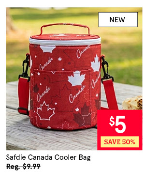 SAFDIE CANADA COOLER BAG "MAPLE LEAF" RED/WHITE