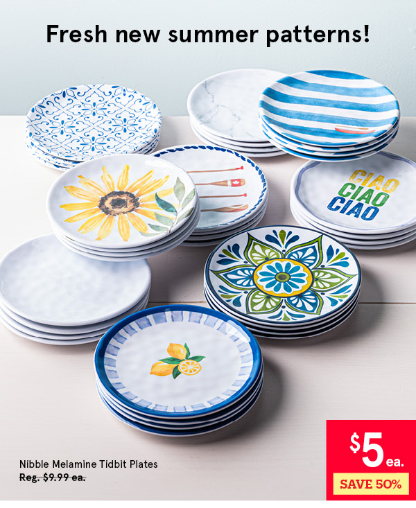 NIBBLE TIDBIT PLATE SET 