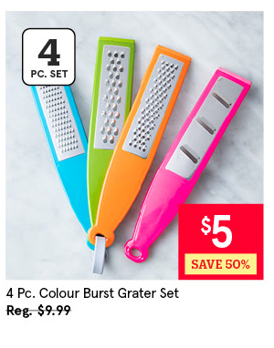 COLOUR BURST GRATER SET