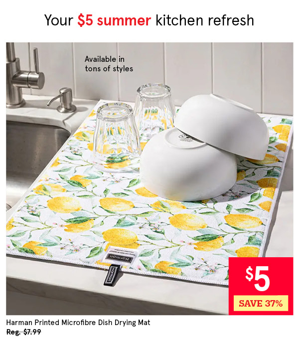 HARMAN MICROFIBER DISH DRYING MATS