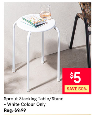 SPROUT STACKING TABLE - WHITE