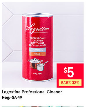 LAGOSTINA PROFESSIONAL STAINLESS STEEL/COPPER CLEANER 14 OZ.