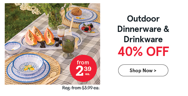 Outdoor Dinnerware