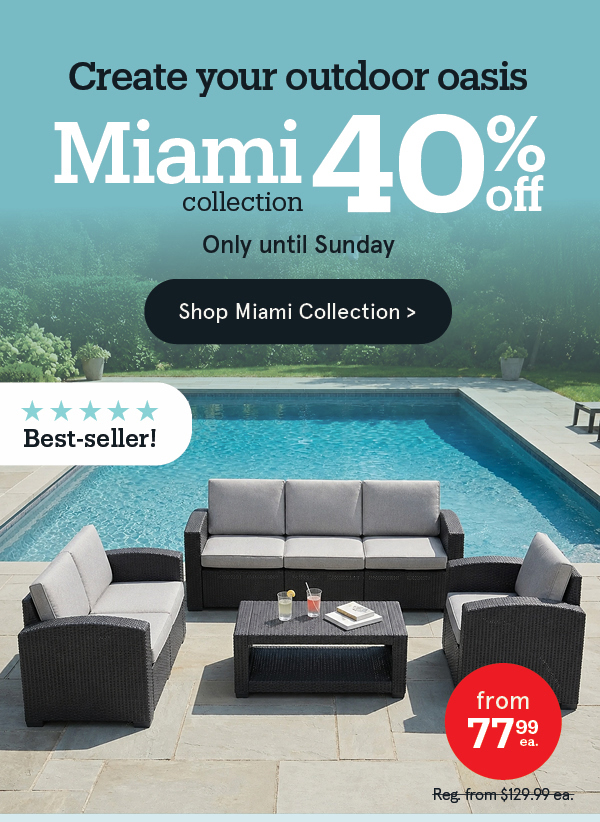 Miami Collection 40% OFF