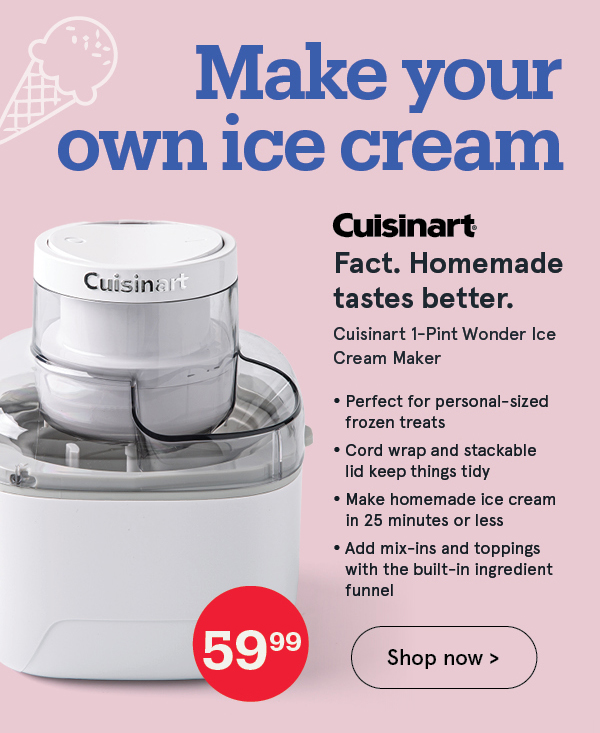 Cuisinart 1-Pint Wonder Ice Cream Maker