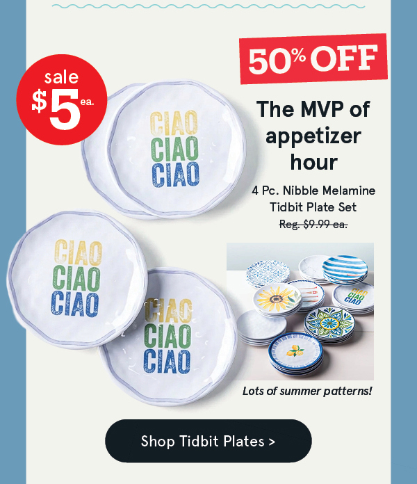 Nibble Tidbit Plates