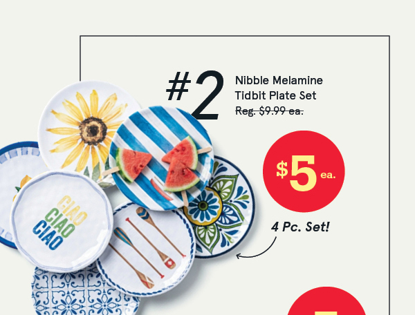 Nibble Tidbit Plates