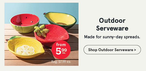 Outdoor Serveware