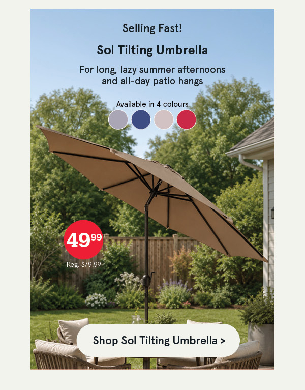 Sol Tilting Patio Umbrella