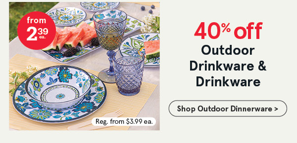Outdoor Dinnerware