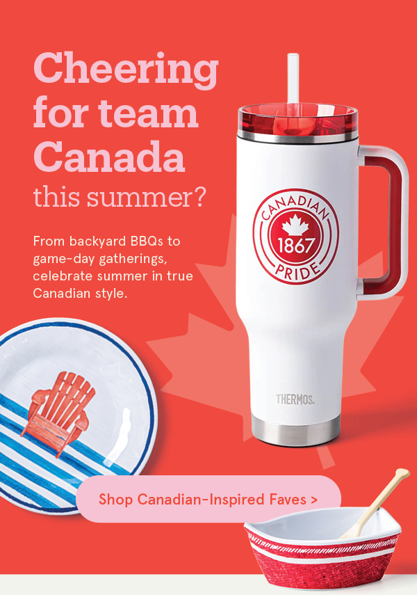Cheering for Team Canada