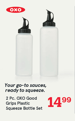 OXO Good Grips Plastic Squeeze Bottle - Set of 2