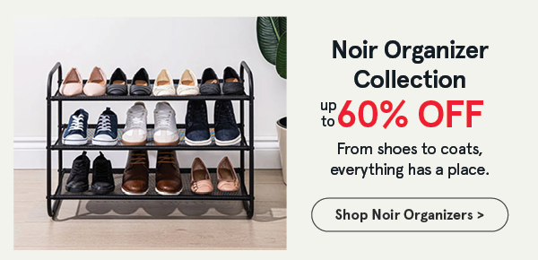 Noir Shoe Organizers