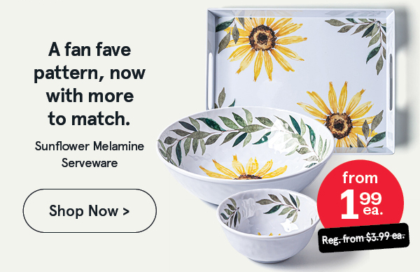 Sunflower Melamine