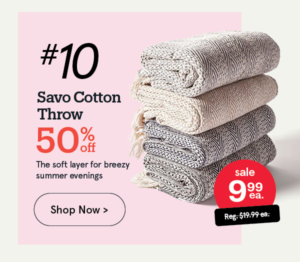 Savo Recycled Cotton Throw