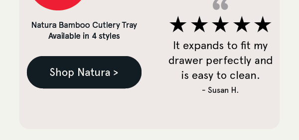 Natura Bamboo Trays