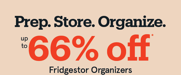 Fridgestor up to 66% off*