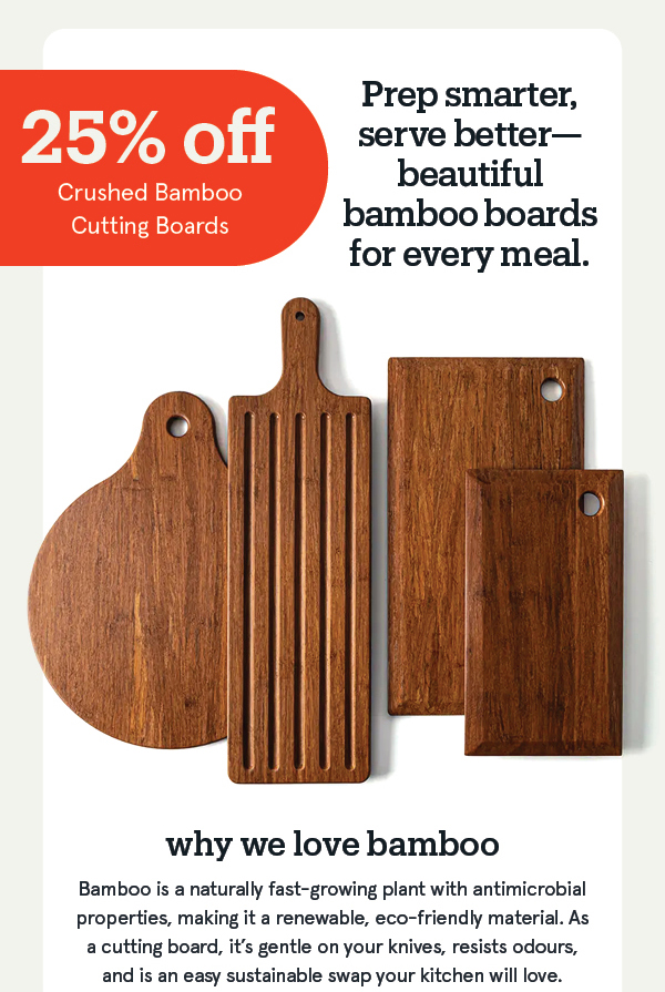 Crushed Bamboo Cutting Boards