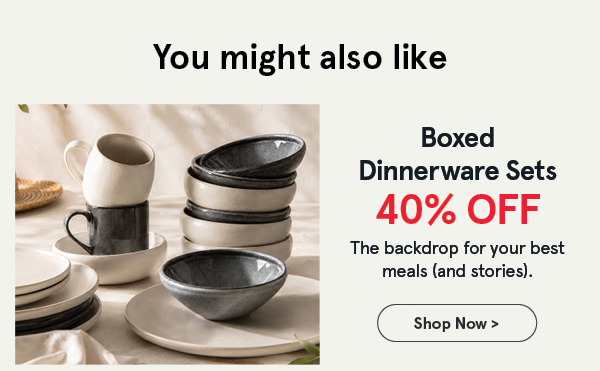 Dinnerware Sets 40% Off