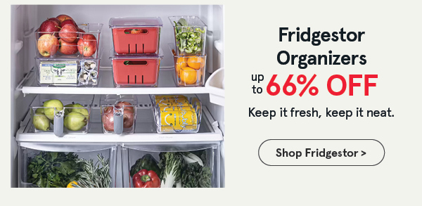Fridgestor up to 66% off