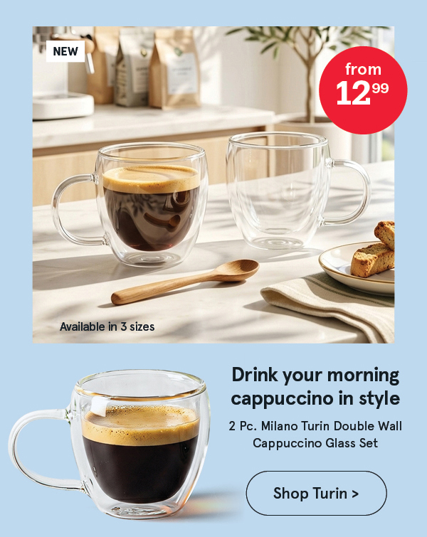 Milano Turin Espresso Glass, 80ml - Set/2