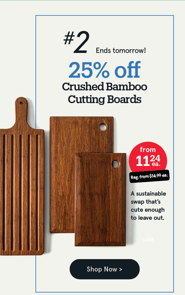 Crushed Bamboo Cutting Boards