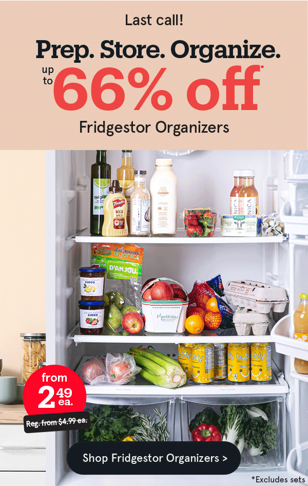 Fridgestor up to 66% off