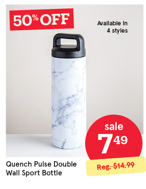 QUENCH PULSE WATER BOTTLES 