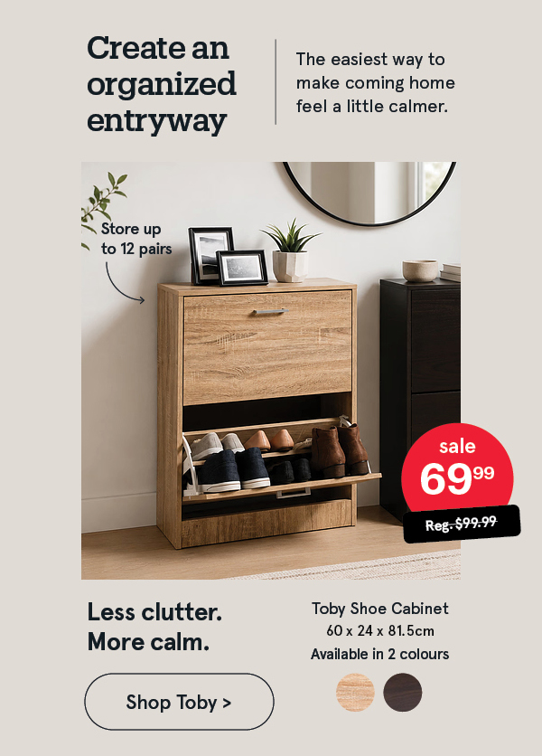 Toby Shoe Cabinets