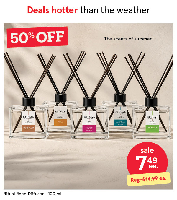 RITUAL REED DIFFUSERS AND CANDLES 