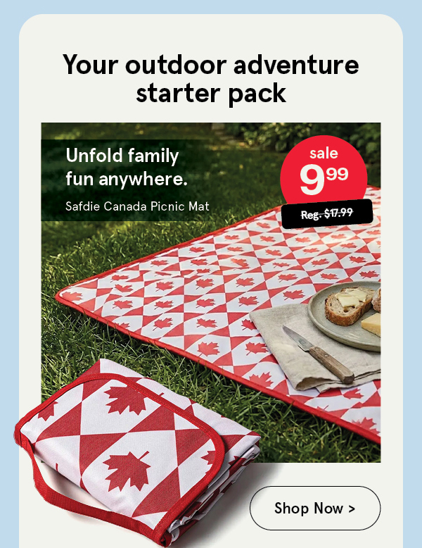 Safdie Canada 'Maple Leaf' Picnic Mat