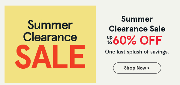 Summer Clearance Sale