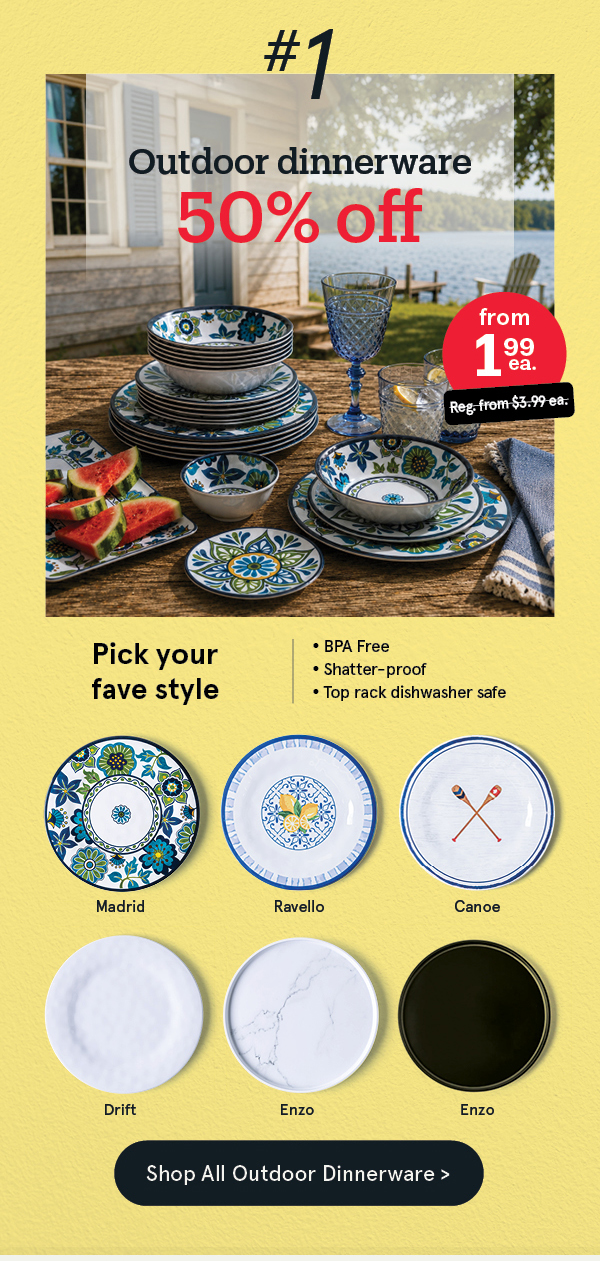 Outdoor Dinnerware