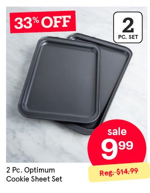 Optimum Non-Stick Cookie Sheet - Set of 2