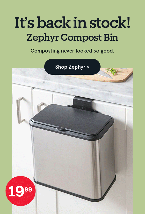Zephyr 'Fingerprint-Proof' Compost Bin