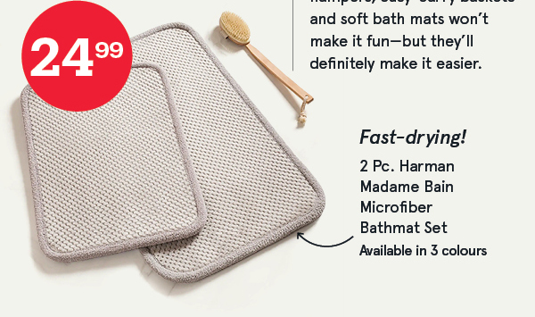 Harman Madame Bain Microfiber 17x24" Bathmat