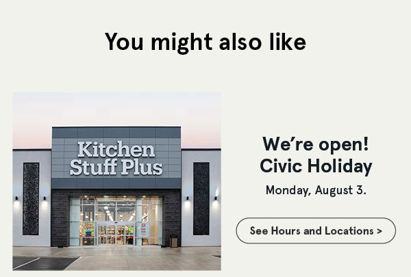 We're Open!