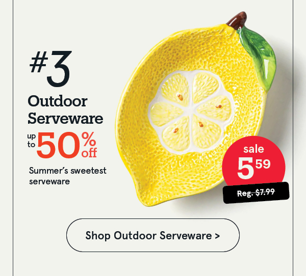 Outdoor Serveware