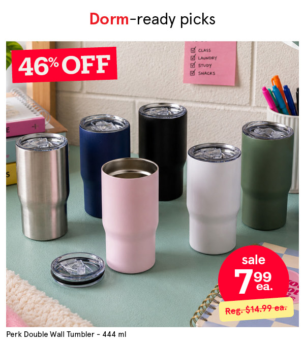 KSP PERK DOUBLE WALL TUMBLER 444 ML / 15 OZ. NAVY