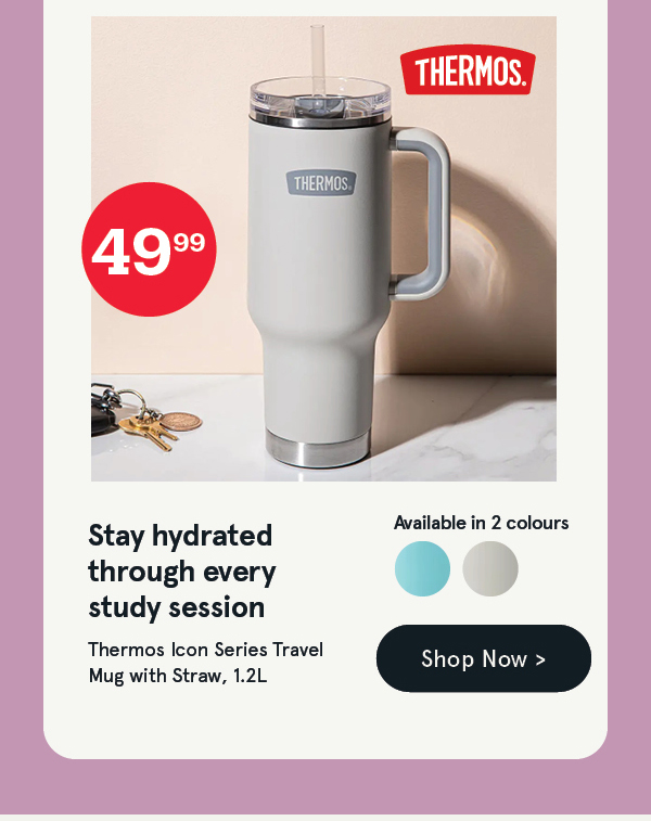 Thermos Icon Series Travel Mug with Straw
